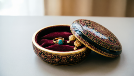 Lacquer Art Jewelry Boxes Islamabad in traditional Pakistani craft style