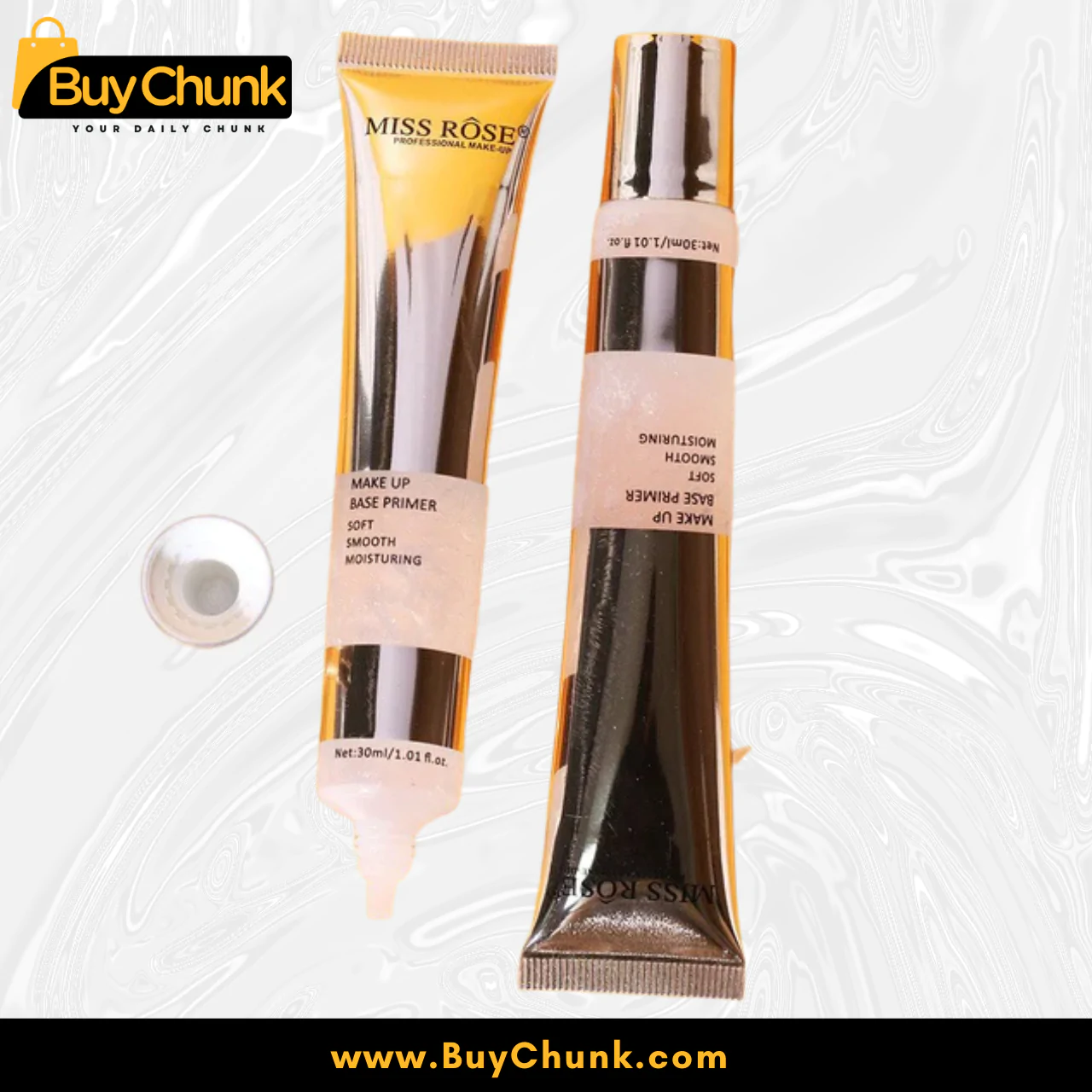 Miss Rose Makeup Base Primer | Soft, Smooth & Moisturising for Long-Lasting Makeup