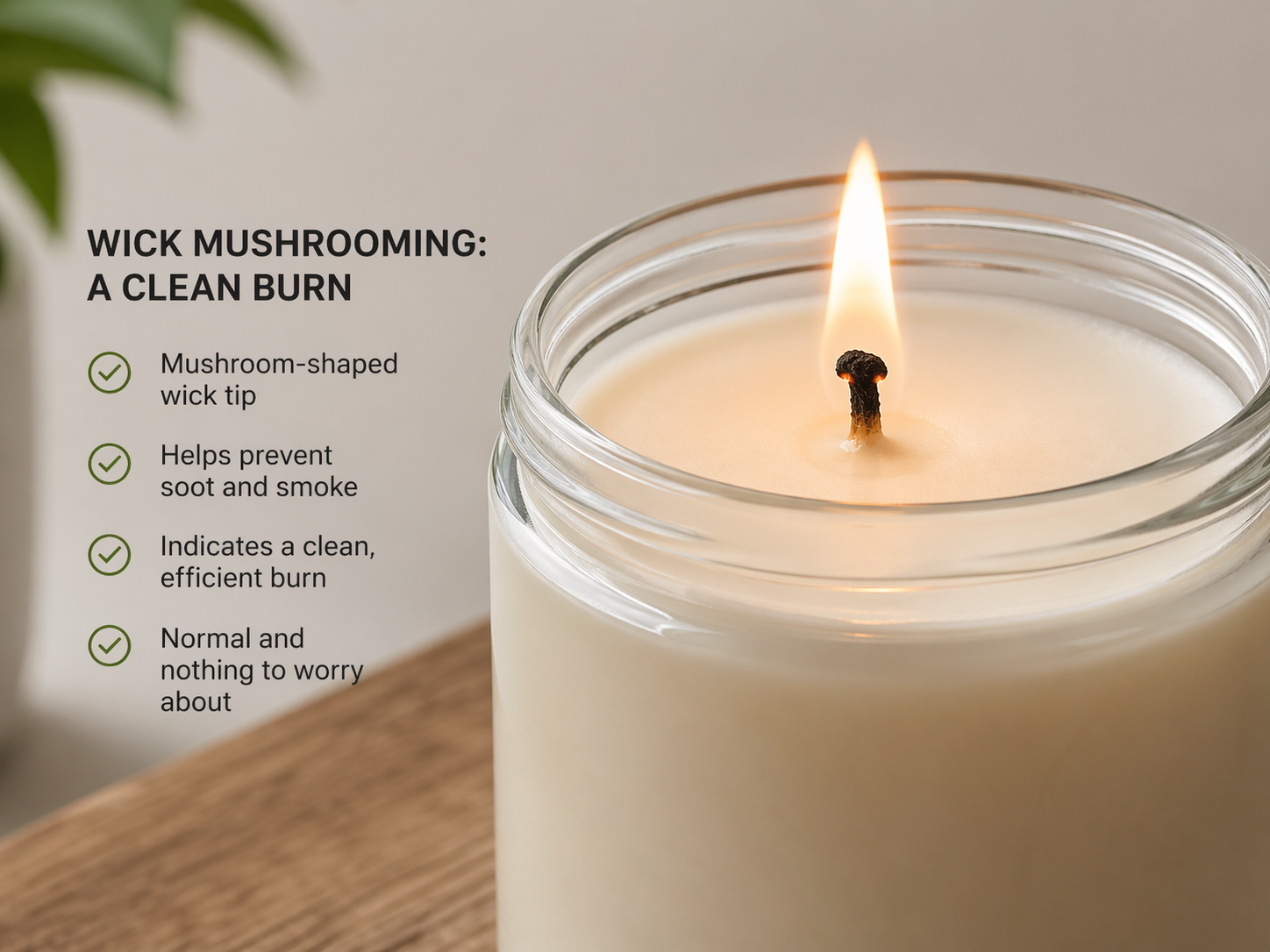 “soy wax vs paraffin mushroom wick meaning”