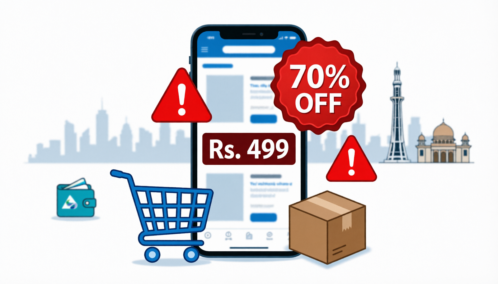 too cheap red flags in Pakistan online shopping