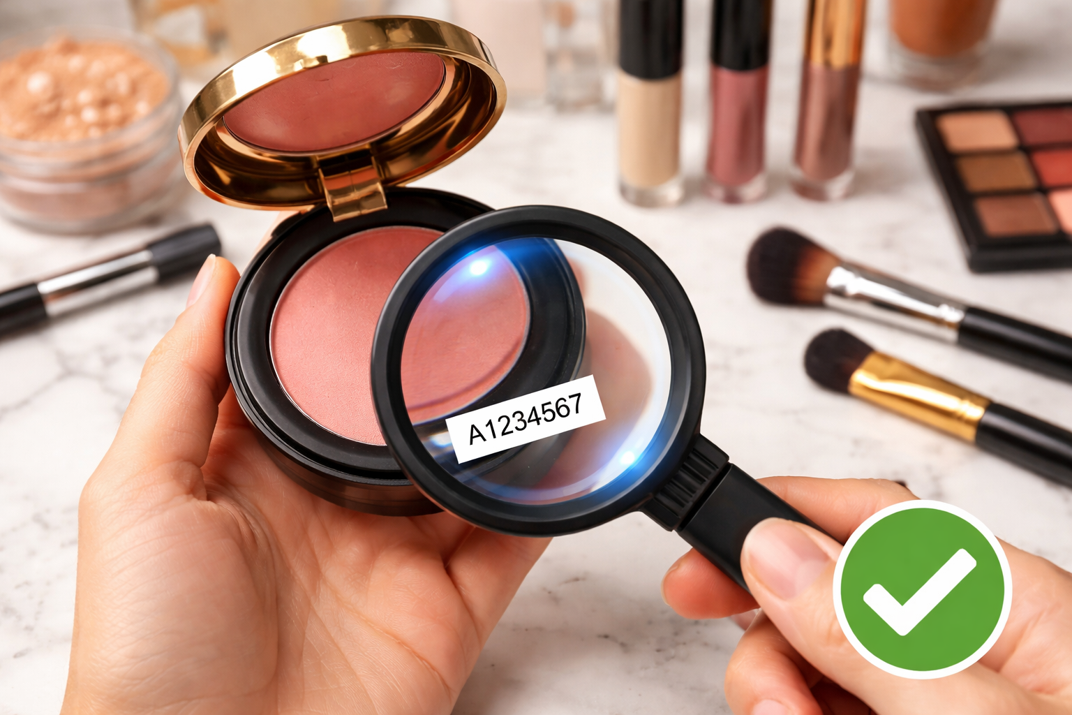 verified official stores vs resellers cosmetics batch code and seal check