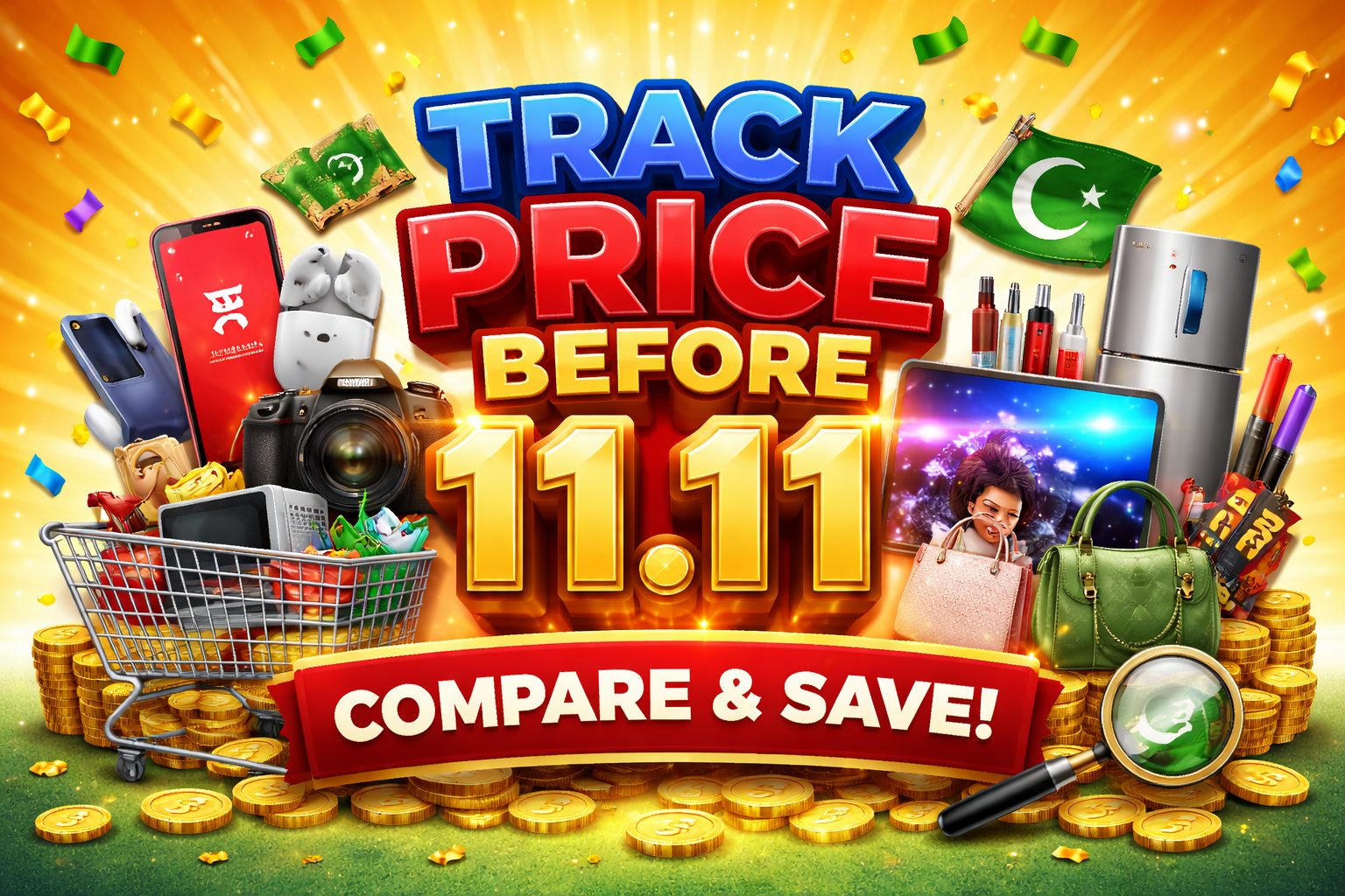 11.11 sale strategy for Pakistan price tracking example