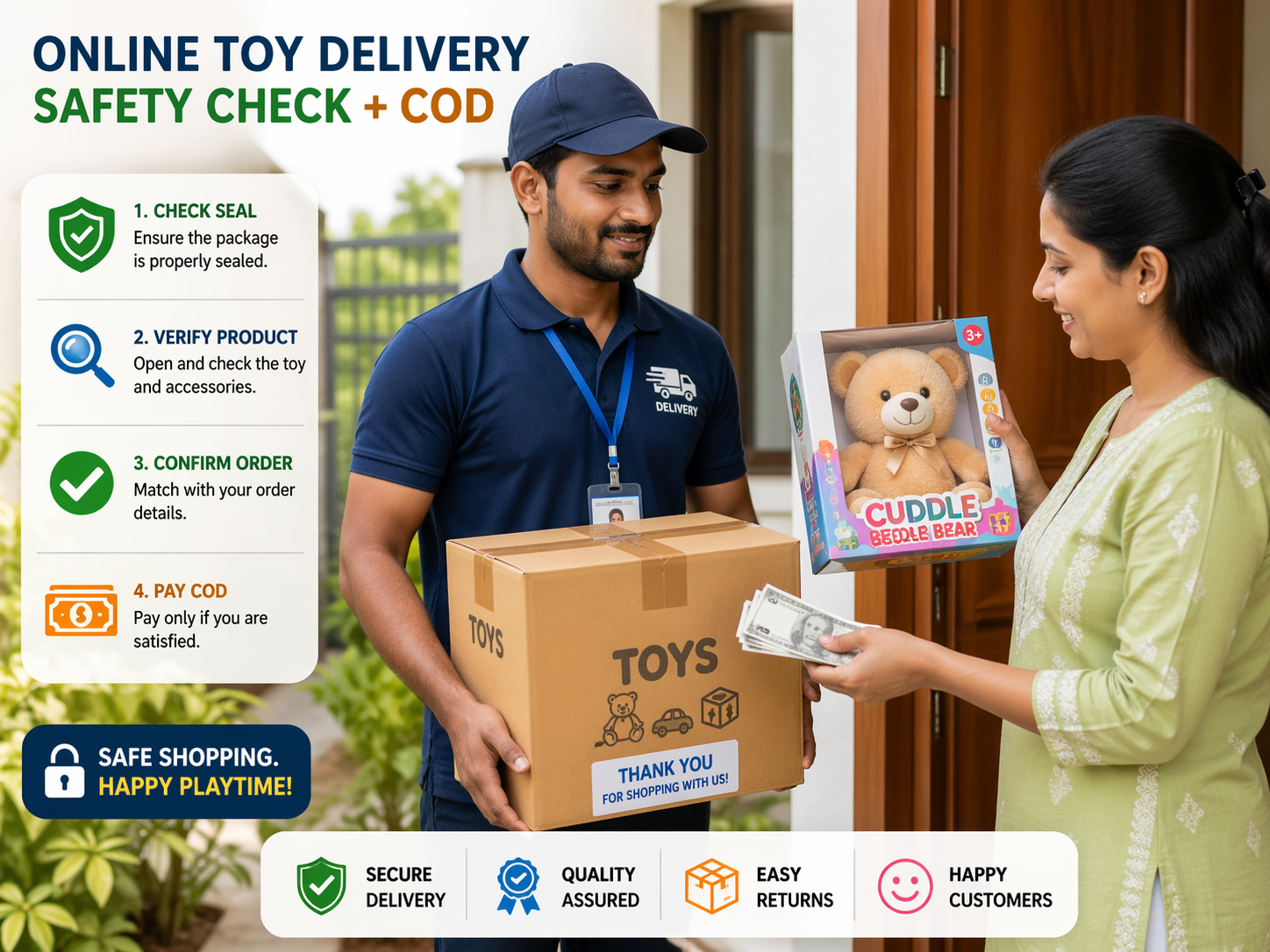 Toy safety buying guide online delivery COD safety routine Pakistan