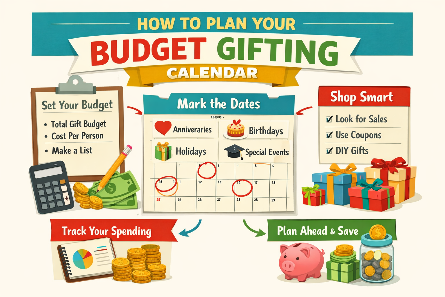 how to plan a budget gifting calendar in Pakistan