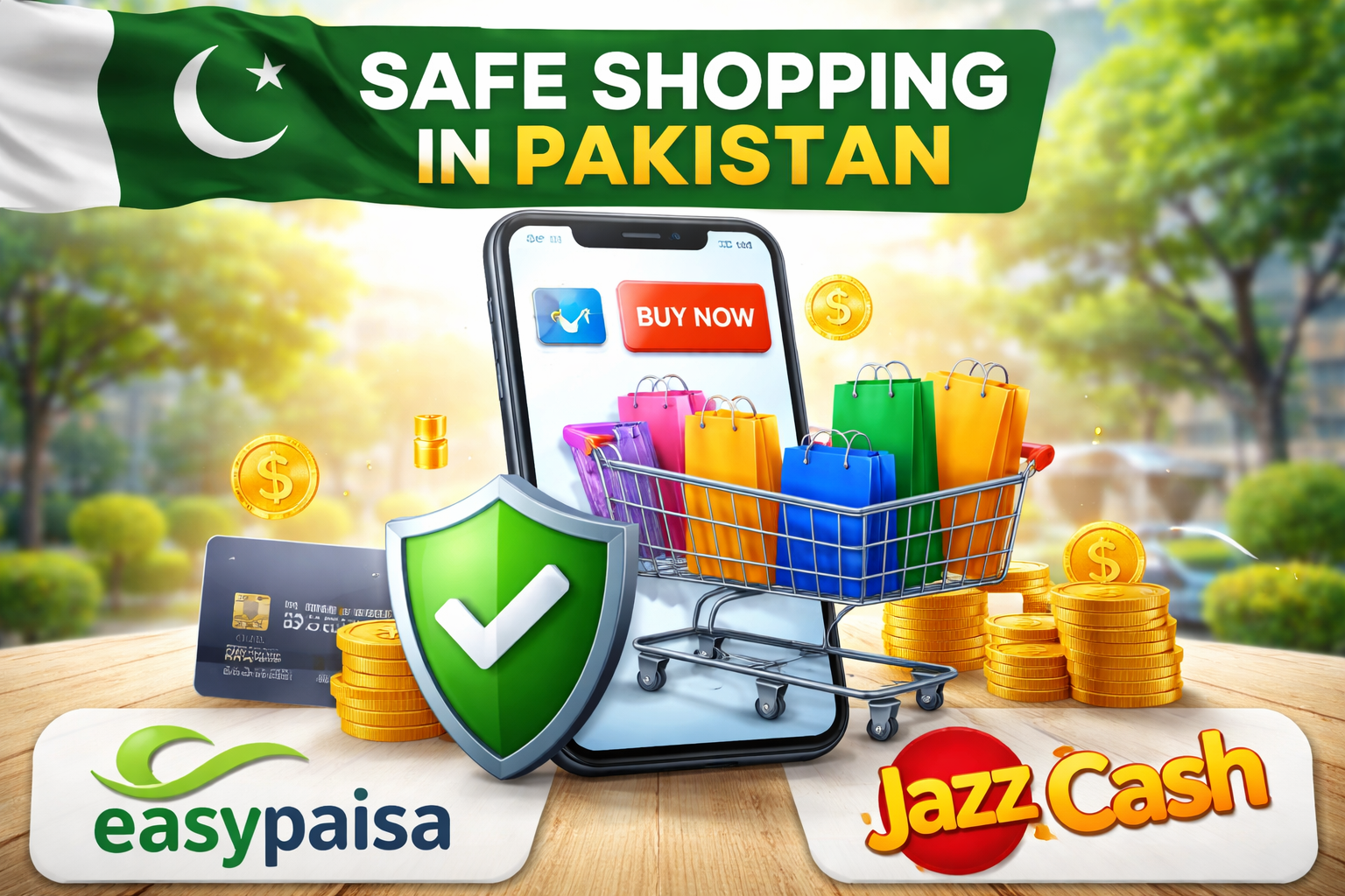 verified official stores vs resellers safe payments COD Easypaisa JazzCash