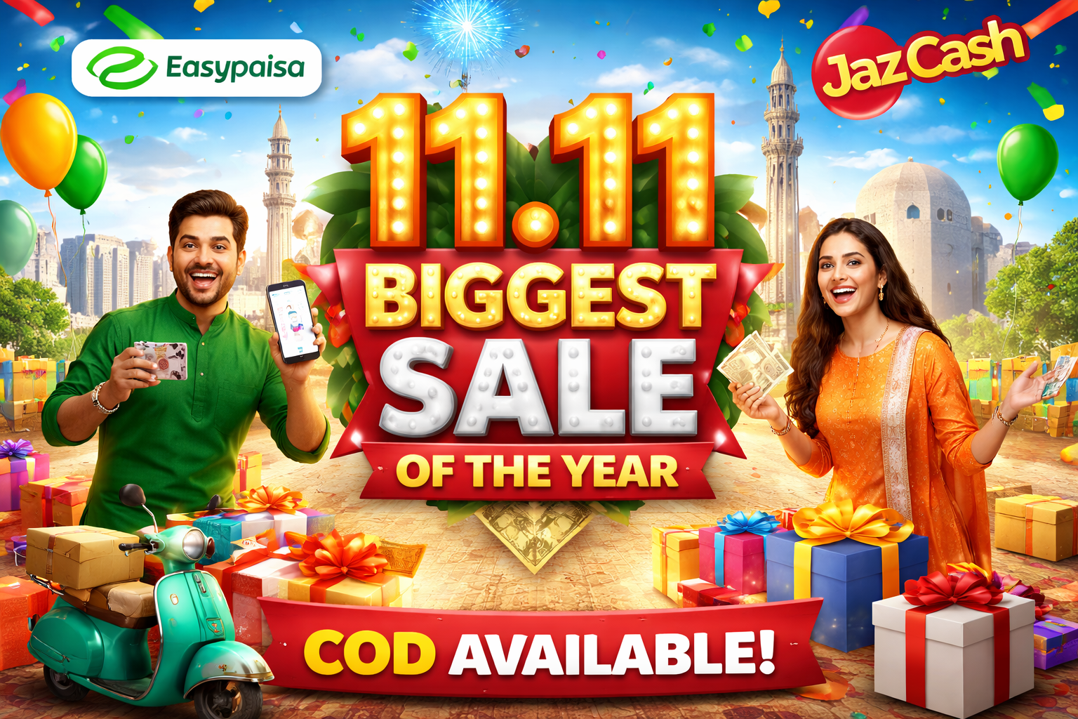 11.11 sale strategy for Pakistan COD and Easypaisa JazzCash budgeting