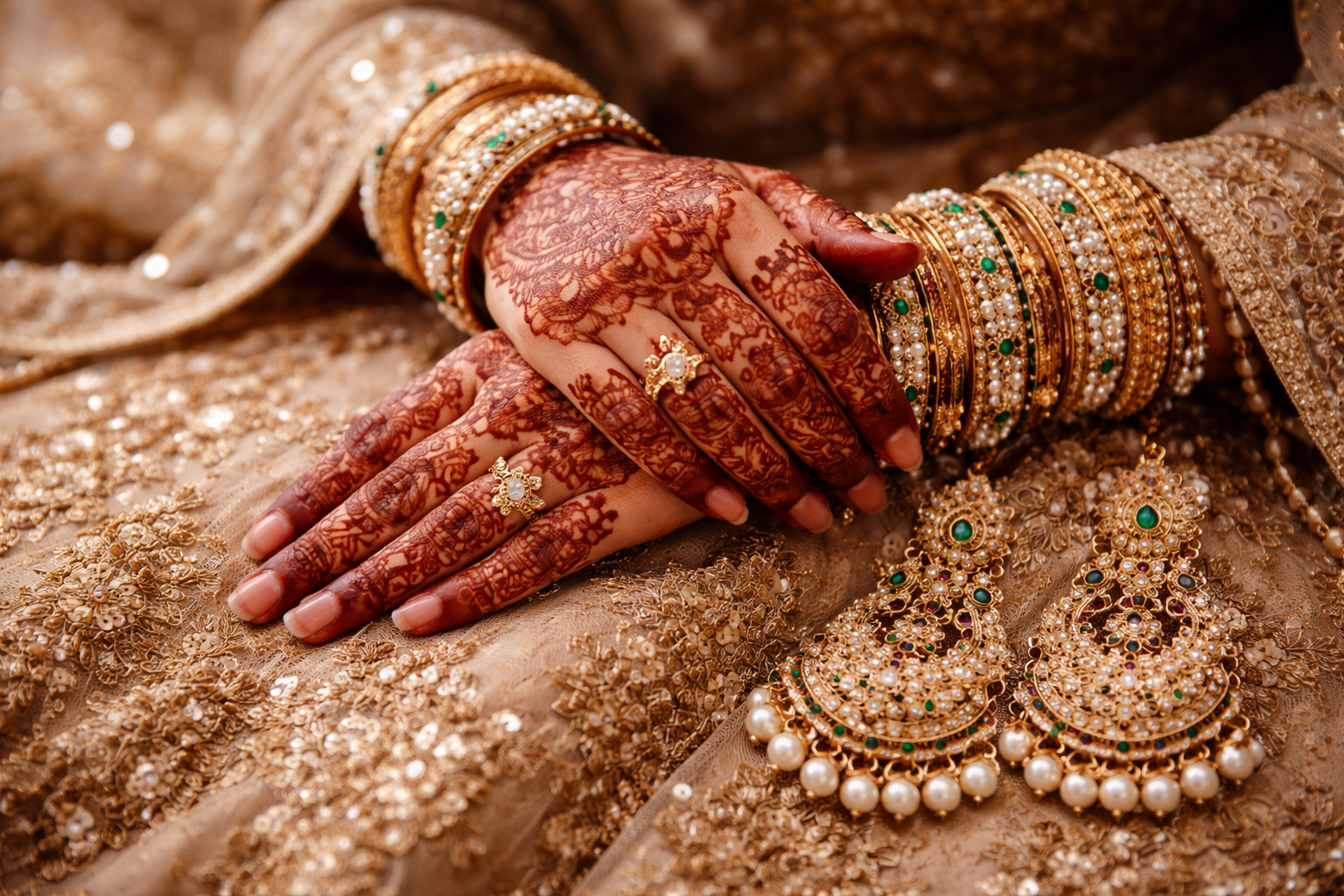 Decemberistan wedding shopping list mehndi jewelry bangles and earrings