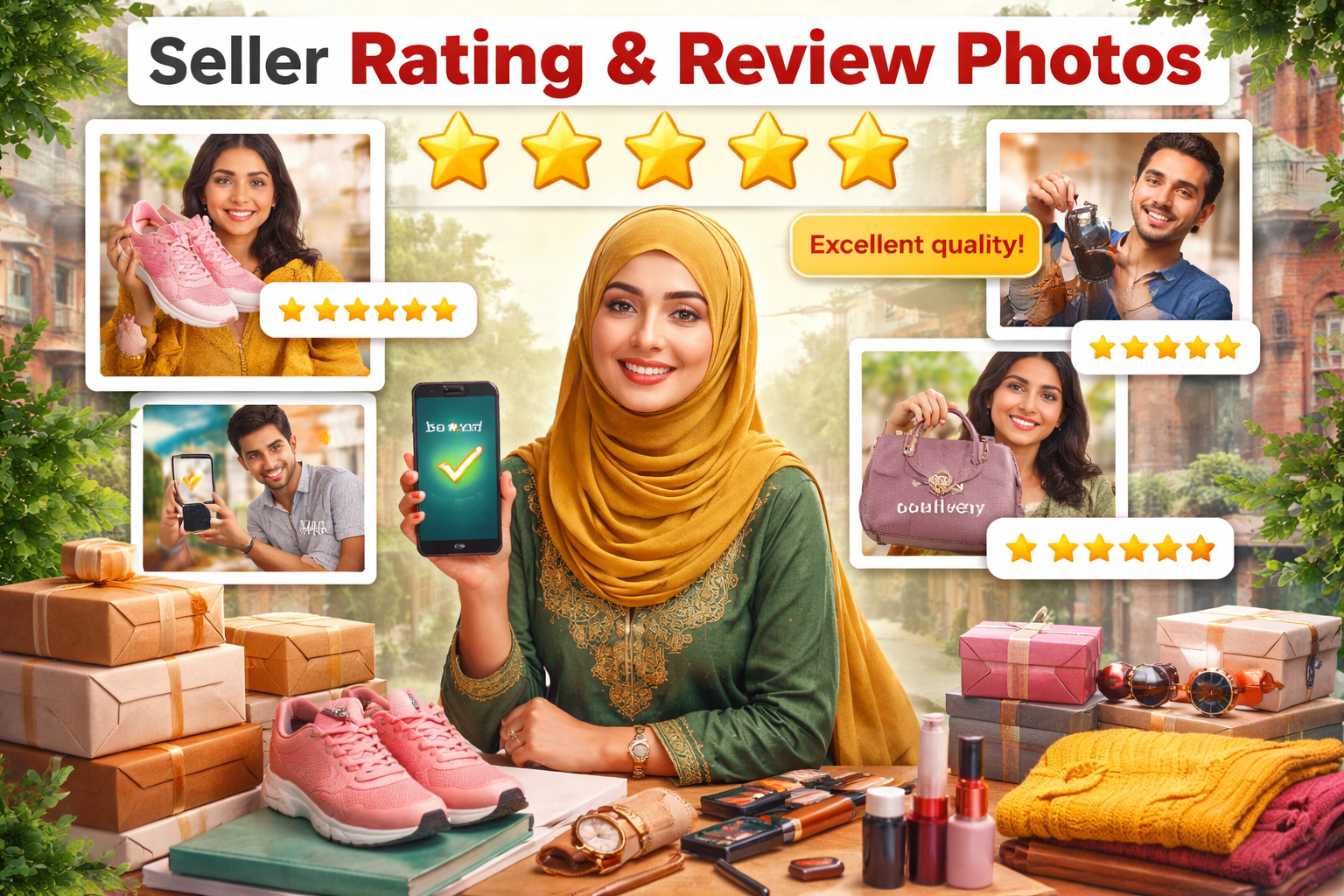 11.11 sale strategy for Pakistan checking seller rating and photo reviews