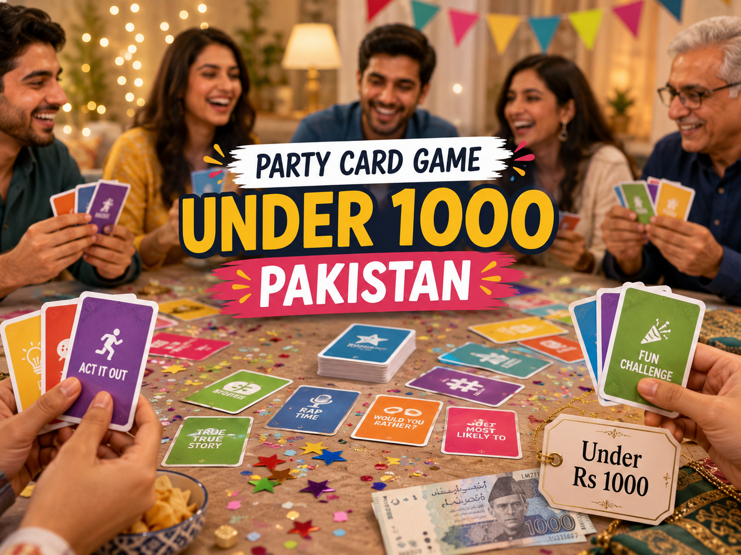 Party pick from Card Games Under Rs 1000 for teens and cousins