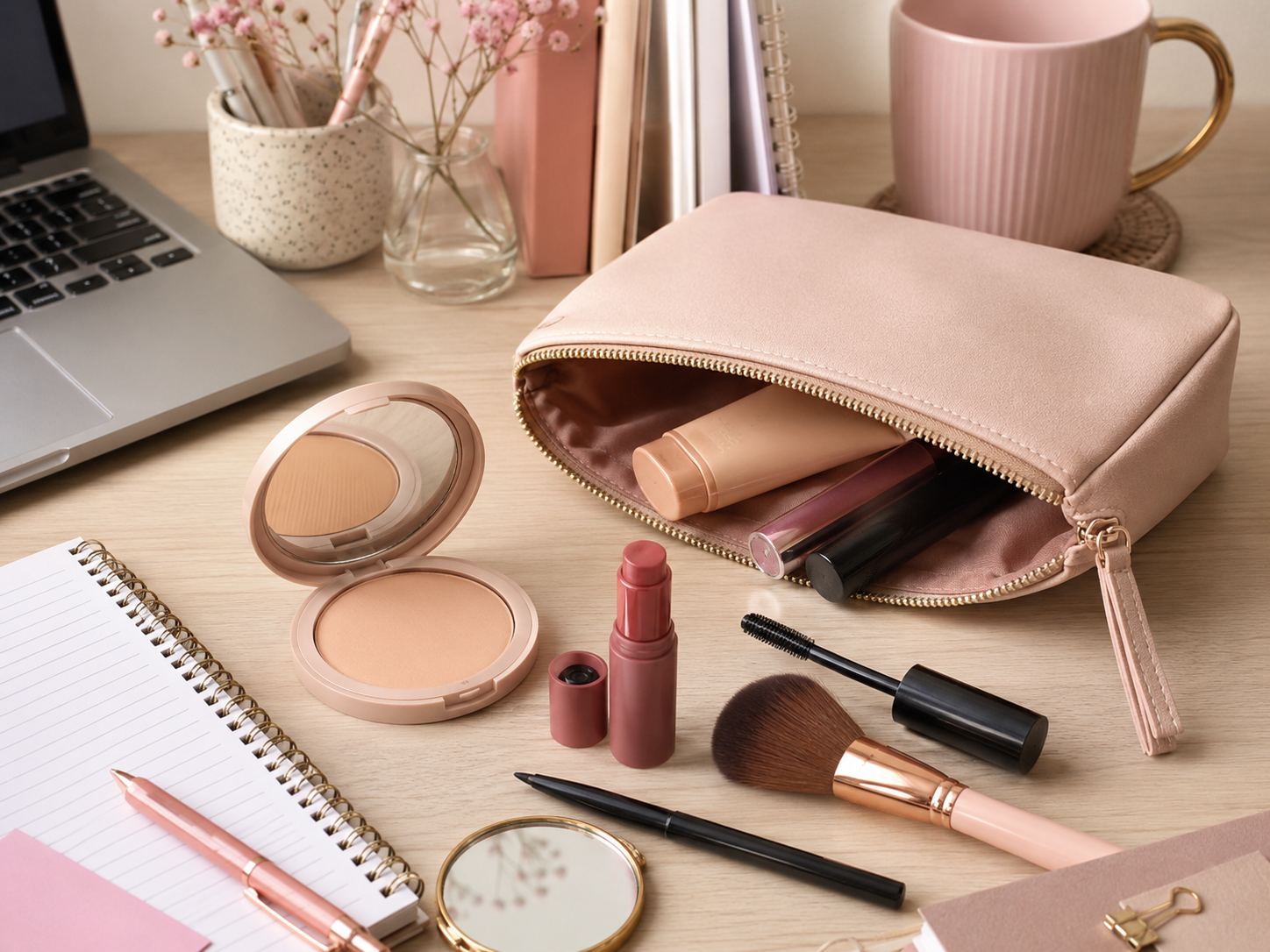 Best Makeup Under Rs 1500: Everyday Kit for Students & Working Women (Pakistan) 5 Best makeup under Rs 1500 pouch kit for university and office
