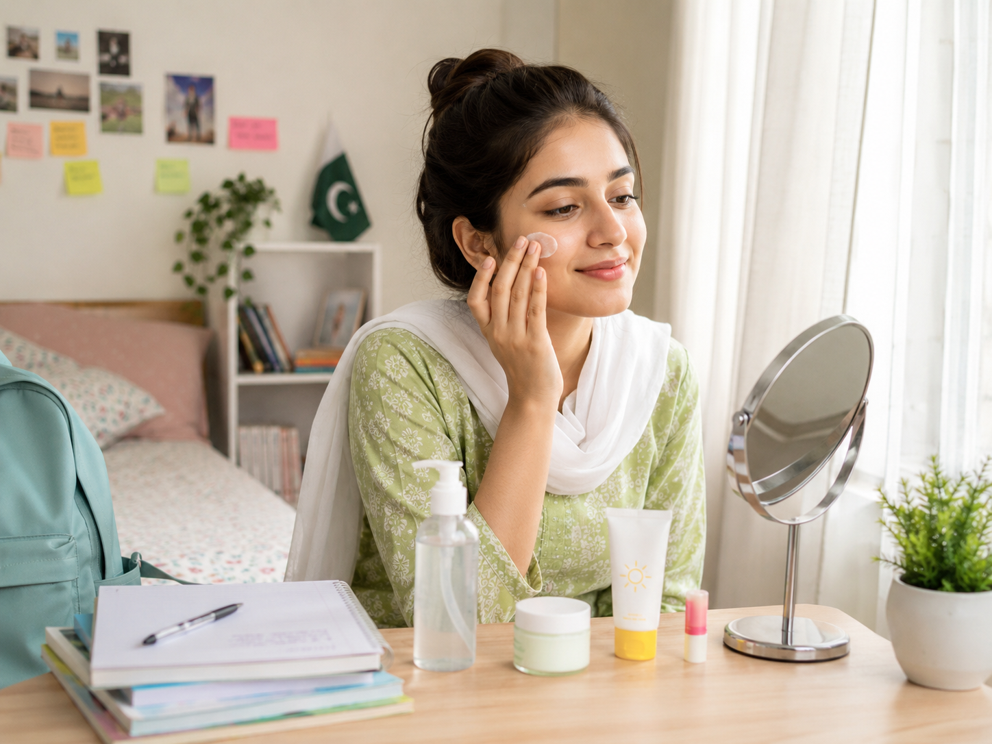 Student & Teen Beauty in Pakistan 2026 minimal skincare routine steps