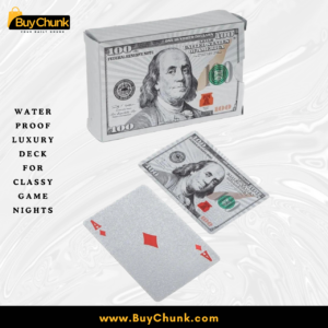 Silver dollar playing cards for casual games in Pakistan