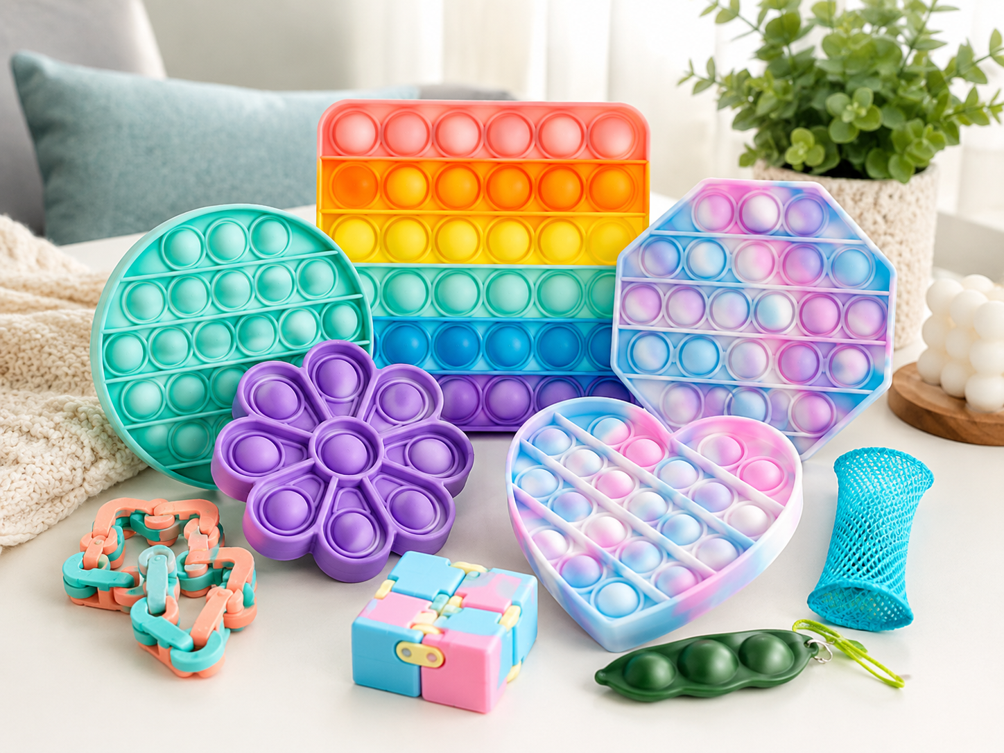 Fidget pop-it sensory toys for children
