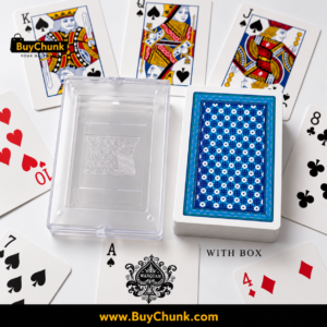 Alternative view of Royal Blue Plastic Playing Cards | Premium Quality Cards In Pakistan | Waterproof Playing Cards With Box