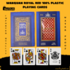 Royal Red Plastic Playing Cards | Premium Quality Cards In Pakistan | Waterproof Playing Cards With Box 10 Royal Red Plastic Playing Cards with premium red design for family game nights