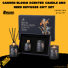 Garden Bloom candle and reed diffuser gift set for elegant Pakistani homes