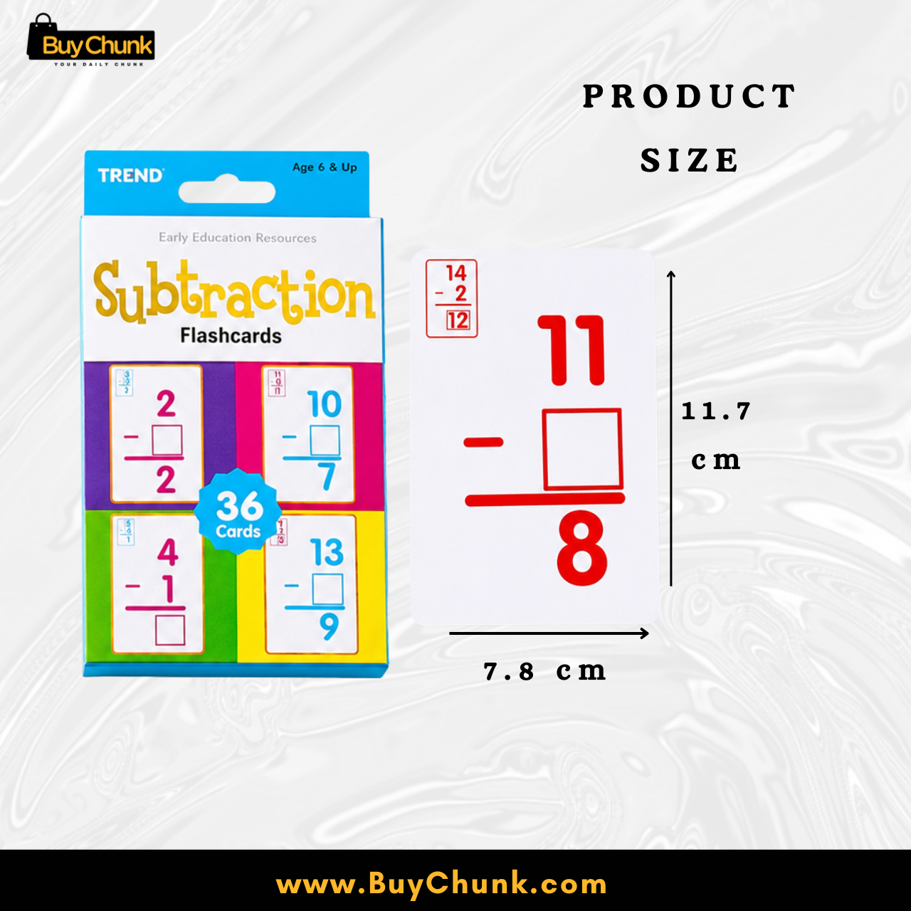Subtraction Learning Flashcards for Kids | 36 Educational Learning Cards for Toddlers | Vocabulary Learning Flashcards 2 Thirty six subtraction flashcards arranged for minus sum practice and revision.