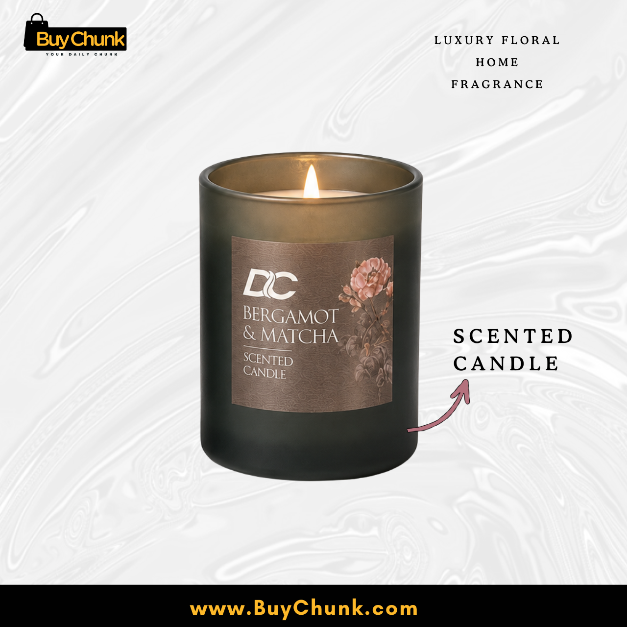 Bergamot & Matcha Scented Candle and Reed Diffuser Gift Set | Premium Imported Home Fragrance Set 4 Bergamot & Matcha Scented Candle and Reed Diffuser Gift Set | Premium Imported Home Fragrance Set - Image 4