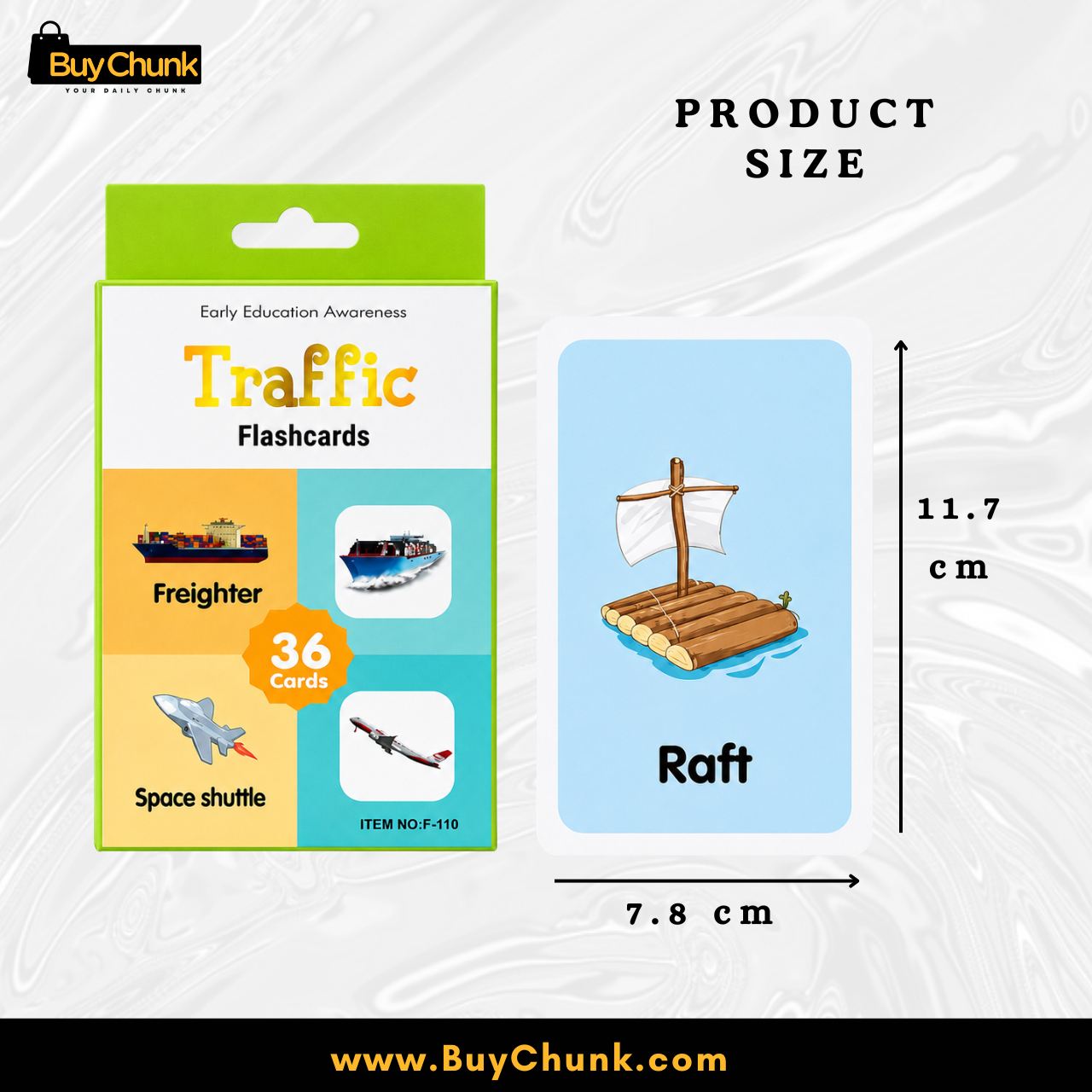 Traffic Learning Flashcards For Kids - 36 Card Set | Colourful Transport Flashcards for Early Learning 3 Thirty six traffic flashcards for preschool vehicle vocabulary and recognition practice.