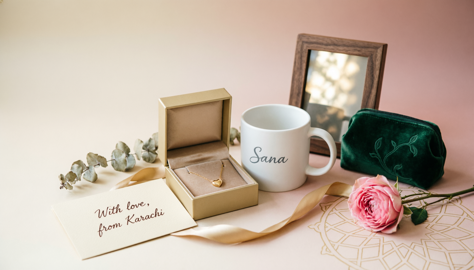 Personalized gifts for women in Pakistan for birthdays and special occasions