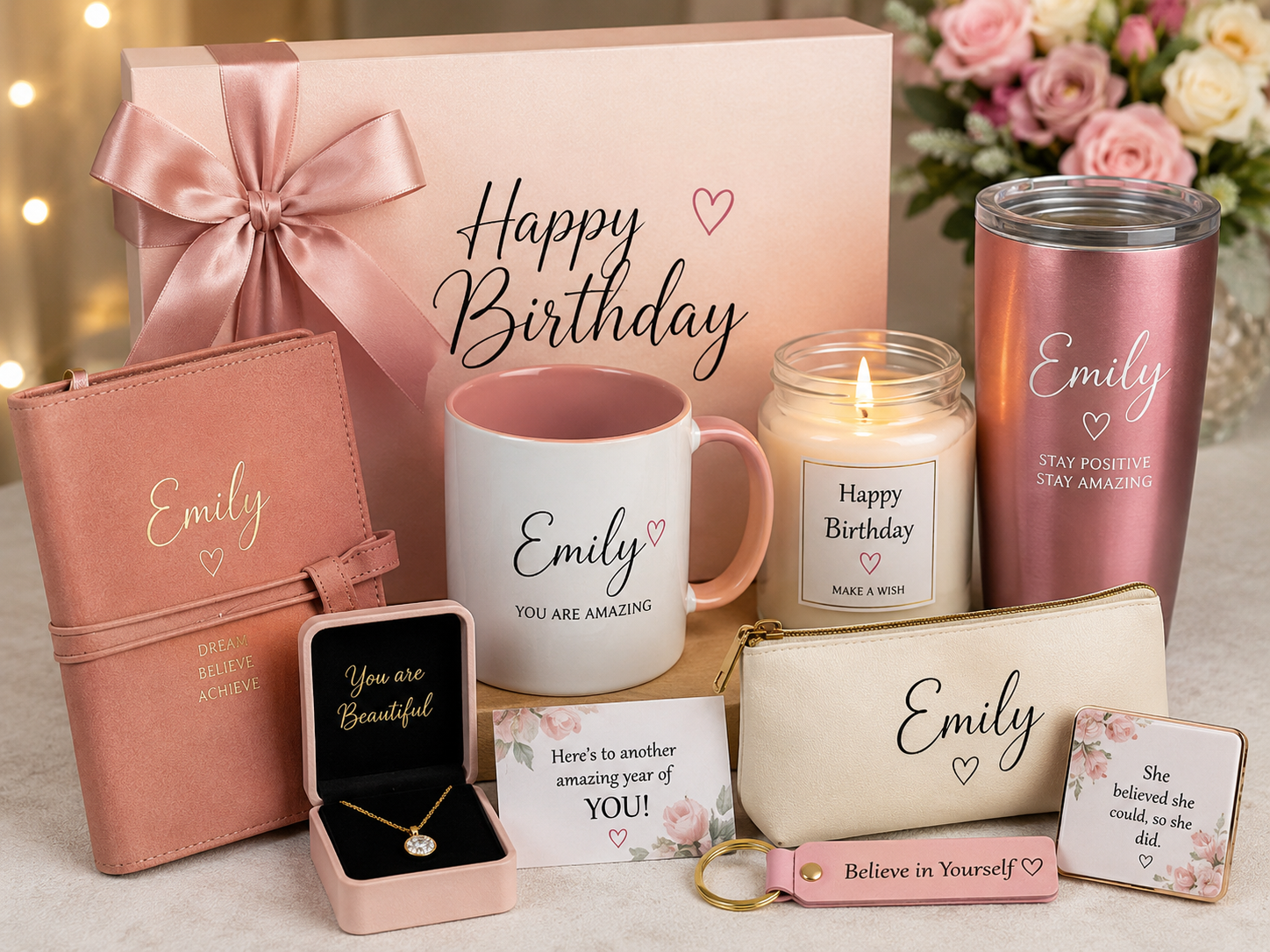 Personalized gifts for women for birthdays and celebrations