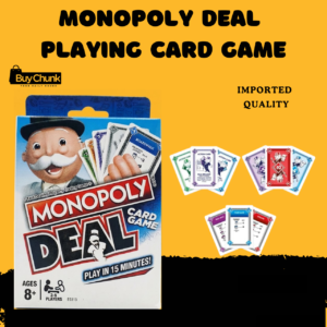 Monopoly Deal Playing Card Game front box for Pakistani family game nights