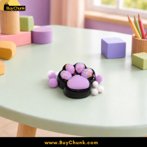 Alternative view of Cute Purple Paw Squishy Toy |Fun Gift for Kids