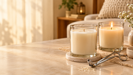 How to make candles last longer with proper wick trimming