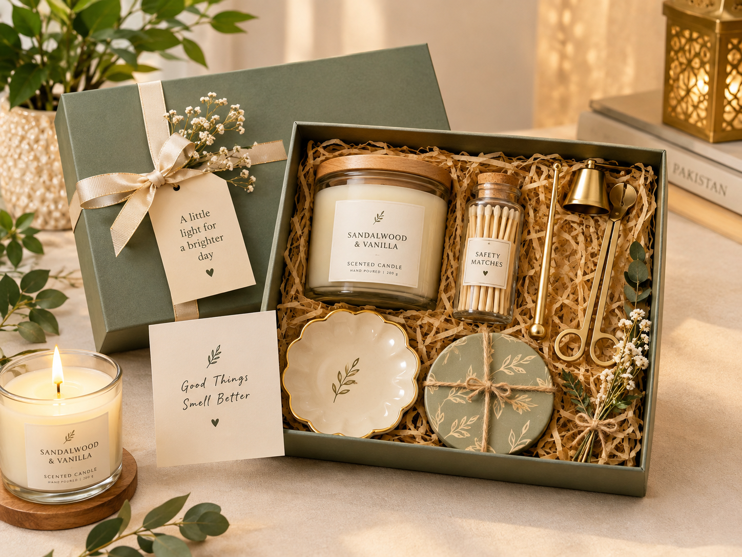 Minimal Home Décor Gifts in Pakistan: Candles + Small Accessories 4 Candle and accessory minimal home décor gifts in Pakistan