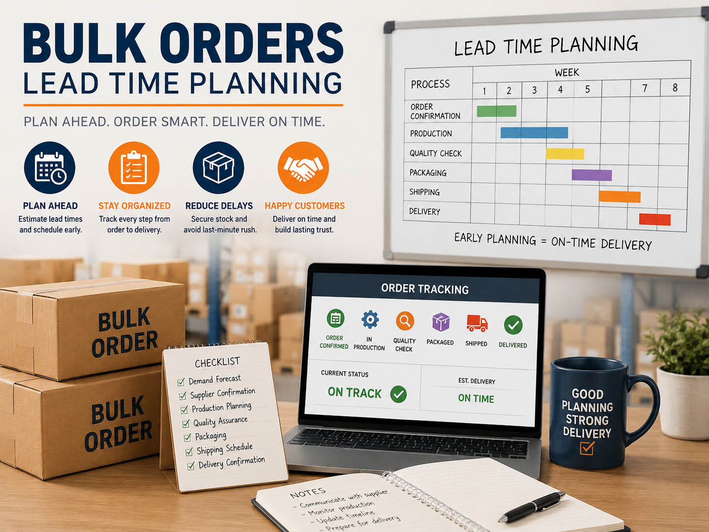 Bulk orders lead time planning for Pakistani businesses
