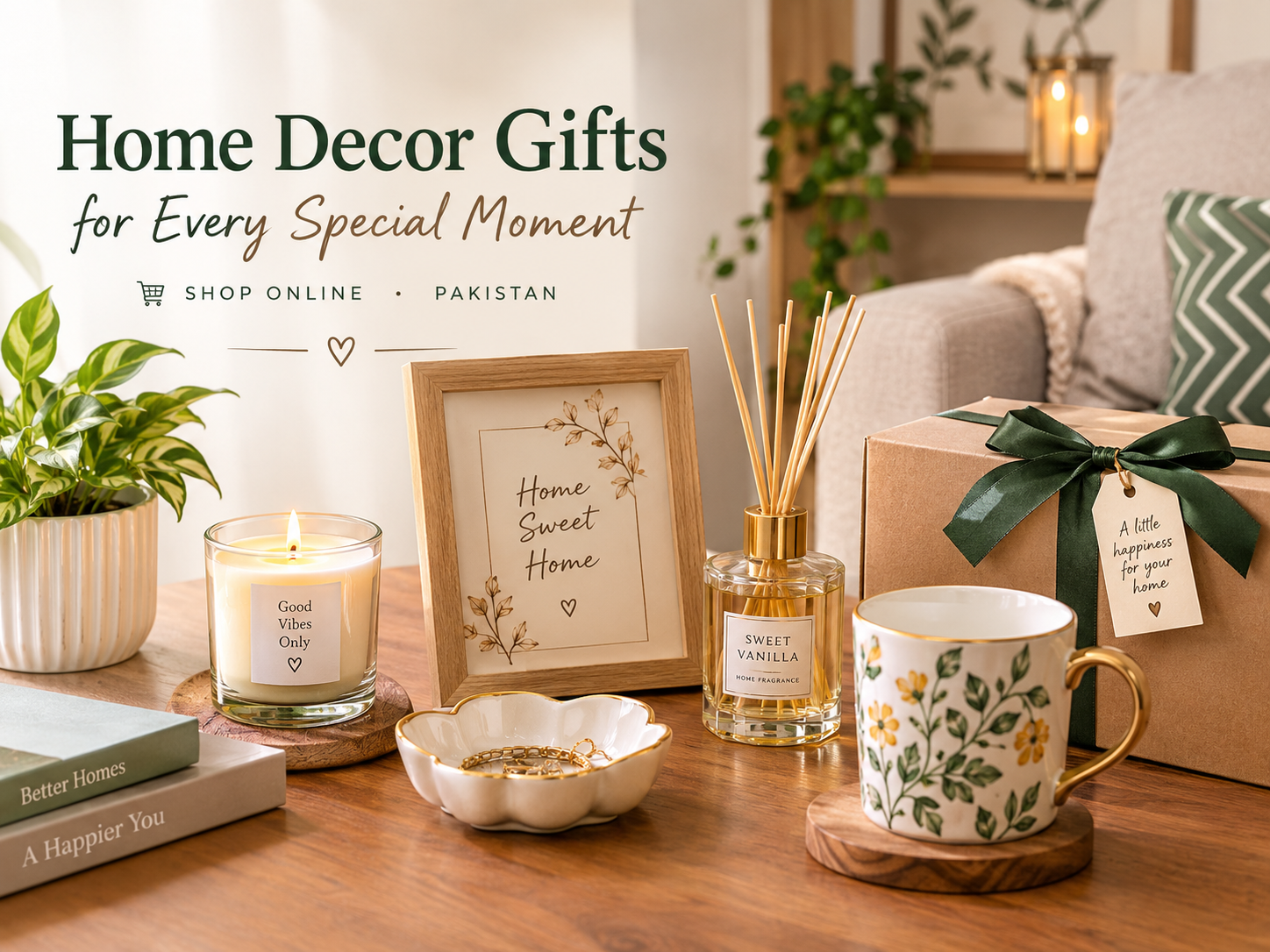 Minimal Home Décor Gifts in Pakistan: Candles + Small Accessories 5 Shopping minimal home décor gifts online in Pakistan