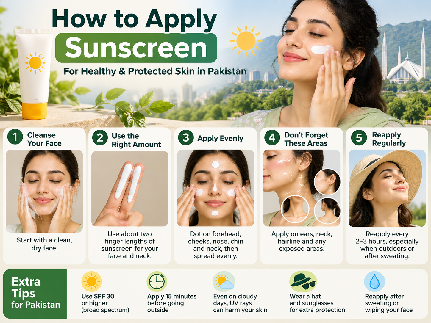 Korean Sunscreen vs Local Sunscreen in Pakistan: Which Is Better. 5 How to apply Korean sunscreen vs local sunscreen in Pakistan correctly