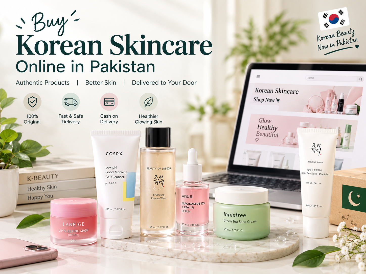 Korean skincare for oily skin in Pakistan products for online shopping and delivery