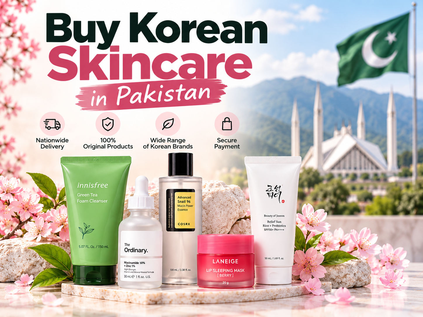 Shopping for Korean Skincare for Acne-Prone Skin in Pakistan